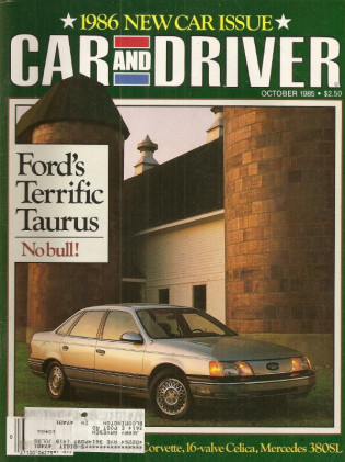 CAR & DRIVER 1985 OCT - CALLAWAY ALFA, CRX2,JAMES DEAN